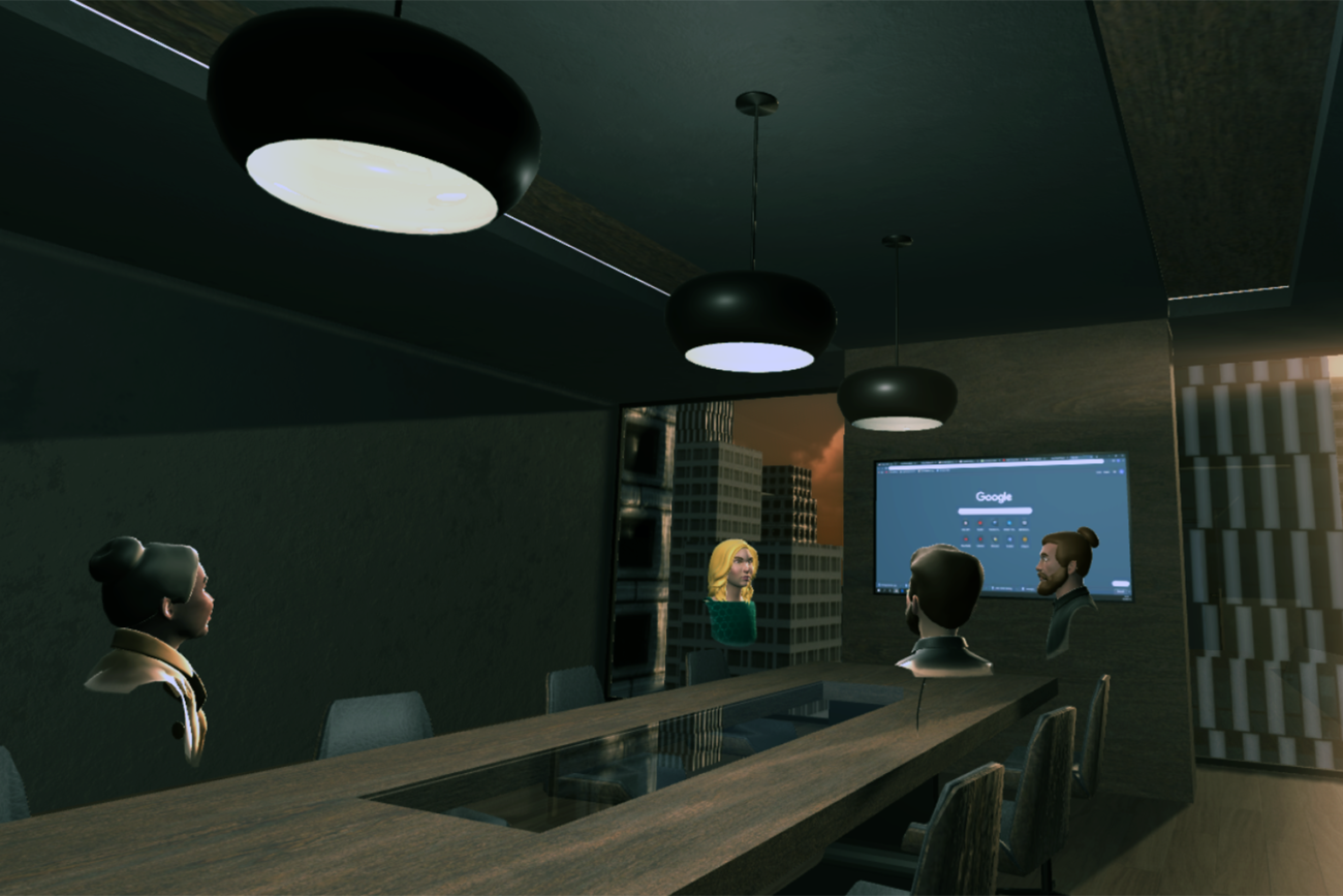 Boardroom Meetings in Virtual Reality